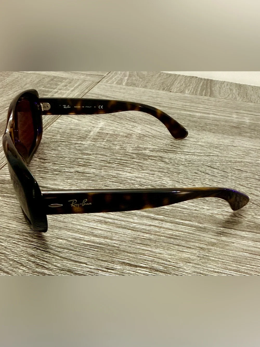 Ray-Ban Jackie Ohh Women's Polished Havana Sunglasses with Brown Glass Lenses